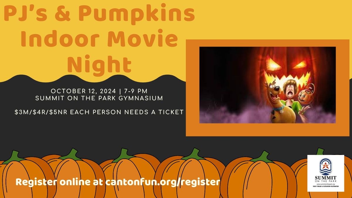 Canton's Cozy Halloween Event: PJs & Pumpkins Movie Night