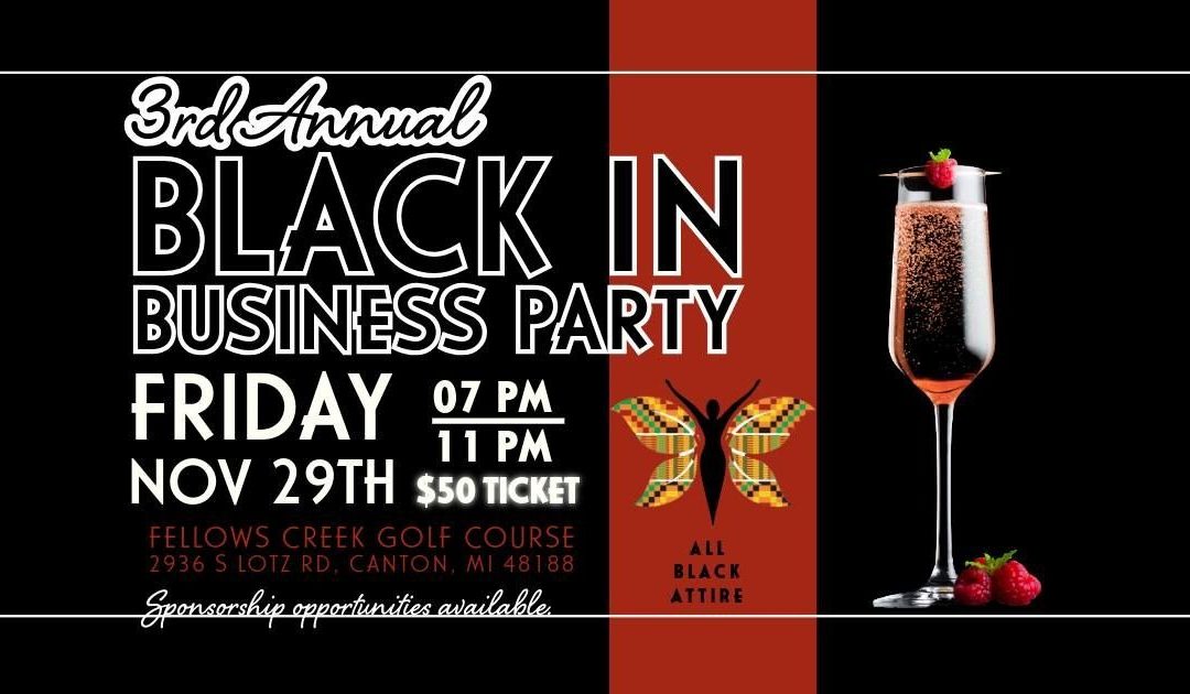 All-Black Attire Gala: Canton’s 3rd Black In Business Party